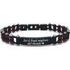 amorili bracciale squadre catena moto acciaio (milan piastra)