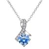 SHVCKLNPW Collana Ciondolo della Sirena Moda Signore Semplice Festa di compleanno Anniversario di Nozze Regalo di gioielli