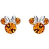 Disney Minnie Mouse E905162RNOVL - Orecchini da donna in argento 925/1000, 2,5 g, con cristalli