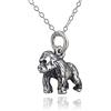 FashionJunkie4Life Sterling Silver Elephant Charm Pendant Necklace for Women