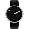 Picto - Quadrante Black / Cinturino in silicone Black 43370-0120S