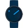 Picto - 40 mm / Quadrante Navy Blue / Cinturino riciclato Navy Blue R44001-R001