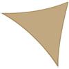 IRFHDCX Vela Ombreggiante Vele Parasole Triangolari, Grandi, Impermeabili, For Riparo Dal Sole, Da Giardino, For Esterni, For Patio, Piscina, Telo Ombreggiante(SAND,3.6X3.6X5.1M)