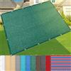 AMXFS Tenda parasole con occhielli 185g/㎡ Rete di protezione solare 1m x 2,5m in HDPE 95% di ombreggiatura, rete ombreggiante UV e protezione solare per cortili, serre, piscine, giardino - Verde