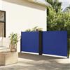 Générique Tenda laterale retrattile blu 120x1200 cm, frangivista in poliestere con rivestimento in PU per terrazza, balcone e giardino, solare esterno, avvolgimento automatico,
