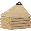 Generico 1X15m Telo Ombreggiante Beige,Rete di ombreggiatura con occhielli | 90% Protezione UV Rete Parasole,Privacy Schermatura,Traspirante, per Giardino,Piante,Auto,Tetto,Cortile,Piscina