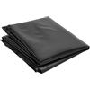 NUTKIT 2m x 10m Telo in Polietilene Resistente, Riutilizzabile, Telo per Serra, Extra Spessa, Resistente Agli Strappi, per Giardinaggio, Serre, Isolamento Edilizio, Protezione da Macerie - Nero