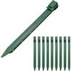 M METERXITY 10-Pack Picchetti Da Giardino Per Bordure, Picchetti Di Ancoraggio In Plastica Da 10 Pollici Per Bordure Da Giardino/Teli Antierba/Rivestimenti Da Giardino [Verde]