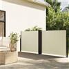 Générique Tenda laterale retrattile crema 100x600 cm, frangivista esterno in poliestere con rivestimento in PU, solare per terrazza, balcone e giardino, avvolgimento automatico