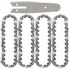 ZAMDOE 4 Catene per Motosega 4 Pollici 28 Maglie motrici Passo LP 1/4 Motosega da potatura per Stihl GTA 26 0,043 1,1 mm con Barra Guida 4 Pollici 71 PM3 28 3670 005 0028 per Il Taglio del Legno