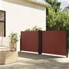 Générique Tenda laterale retrattile marrone 100 x 1000 cm, frangivista esterno in poliestere con rivestimento in PU, tenda laterale per balcone, terrazzo, giardino, solare e intimo facile