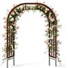 Moubhjd Arco per Rampicanti Marrone 220x230cm Modello a picchetto