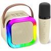Aplsinvivi Microfoni Portatili 1 mic Beige