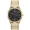 Armani Exchange Uomo Orologio in acciaio inox color oro da 42 mm, AX2650