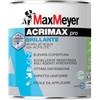 MAXMEYER Acrimax Pro, Smalto all'Acqua Brillante per Ferro e Legno, Interno ed Esterno, Bianco, 0,75 Litri