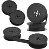 Goktvai 3pz Nastro per Macchina da Scrivere, Doppio Rotolo Nastro per Macchina Scrivere Vintage con Inchiostro Nero Portatile Compatibile con Royal Smith Corona Brother e modelli ML80 GR9 EPS600