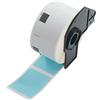 BETCKEY - 1 Rotolo DK-11220 Etichette di Carta Termica Compatibile con Brother, 39mm x 48mm, 620 Etichette Colorate Blu per Stampanti di Etichette Brother QL