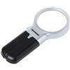Seeyouagan - Lente d'ingrandimento portatile da tavolo, pieghevole, 3 volte con luci LED, lente di ingrandimento multifunzione, per lettura, gioielli, riparazioni elettroniche