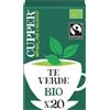 CUPPER Tè Verde Biologico Fairtrade, Gusto Delicato e Raffinato, Tè Verde da Agricoltura Biologica, Filtri 100% Biodegradabili, Confezione da 20 Bustine