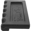 TOYANDONA Supporto Protegge la Finitura della Stecca per Stecca da Biliardo in Plastica Nera Base Pesata e 5 Scanalature Curve e Si Fissa al Bordo del Tavolo da Biliardo