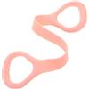 EXAOMBLE Fascia Elastica Multifunzionale per Esercizi Fitness Donna in Silicone Rosa per Stretching e Miglioramento Postura, per Allenamento a Casa in Viaggio