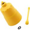 FESTFENDS Kit Spurgo Freni Bici Disco Idraulico, Strumento di Riparazione Freni in Plastica Giallo, Adattatore Imbuto, Imbuto e Bottiglia per Olio, per Manutenzione e Riparazione Bici,
