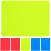 Vaguelly 6 Pezzi Cartellini Arbitro Calcio Tris Colore PVC per Basket e | Rosso Giallo Blu, Uso in Competizioni Ufficiali Indoor, Leggeri e Pratici