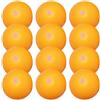 RUNROTOO 100 Pezzi Palline da Ping Pong da Allenamento, Small Pingpong Balls, Plastico, Arancioni, Perforate, per Club e Allenatori, Allenamento Ping Pong, 27mm
