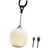 NUEAYMS Luce LED da campeggio portatile a forma di uova da appendere luci in silicone morbido per attività all'aperto e feste luce per zaino tenda appeso luci di compressione