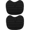 STAHAD Cuscino per Kayak da Esterno Schienale, 2 Pezzi, Spugna Nera | Kayak Sit-on-top e Monoposto, Comfort Prolungato e Supporto Seduta, Uso Ricreativo All'aperto