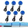 Generico Clip paddle kayak, patch e gancio di corda 6x patch stabile a fissaggio | Forniture di rigging per barca, fibbia del cavo paddleboard per canoa, zattera, kayak