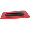 VILLFUL Paddle Board Fin Base in PVC Rosso, Supporto Base Pinna per Tavole da Surf, Adattatore per Scatola Pinna SUP, Compatibile con Tavole Gonfiabili, Accessorio per Mare