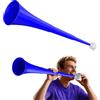 Qidoe Vuvuzela 60 cm Estensibile, 3 Parti Pieghevole, Tromba Rumorosa Calcio | Tromba Vuvuzela Blu, Accessorio Da Stadio Con Suono Potente Per Attività Esterne, Eventi Sportivi E Celebrazioni