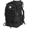 ALGI ZAINO SUMMIT 40-45 LITRI con patch Bandiera Italia 3D (NERO)