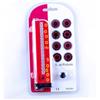MUSISALY Luce LED per Raggi Bici 16 LED Rosso 32 Effetti Rotanti | Pc, Installazione Rapida, Controllo Manuale e Sensore, Manuale Incluso