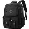 Derwrtup Borsa da spiaggia in rete, leggera, portatile, grande capacità, Nero , Siehe Beschreibung, descrizione