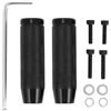 COOPHYA Pedane Acrobatiche per Bici in Lega di Alluminio, Bike Peg con Viti Nere da 5 mm e Cilindro Rinforzato, 1 Paio per BMX e Mountain Bike