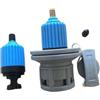 IMIKEYA Adattatore Valvola Aria SUP Standard per Pompa, Blu, Gomma Rame