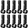 Generico Hard Hat Headlamp Clips - 10 Pack Non Slip Helmet Light Holders | 10 non-slip clips Securely attach headlamps to hard hats for hands-free lighting