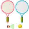 Wilafury Set di racchette da tennis per bambini, racchette in plastica con palline