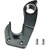RichVibe Gancio per deragliatore posteriore leggero per biciclette giganti in lega di alluminio Mech Mount con 2 viti nero strada per parte bici per tipi A B C