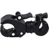 Healvian Bike Light Clip con Supporto Antiscivolo, Rack Leggero in ABS Nero per Torcia su Bicicletta