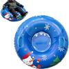 Generico Slittino gonfiabile per neve Tubo scivolo gonfiabile rotondo per neve con