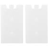 GALPADA 2 Pezzi Ice Cooling Packs Riutilizzabili in Gomma, Freezer Pack per | Atmosfera Estiva, Chiusura Speciale senza Perdite, Cooling Case Compatto