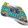 GuoChe Cool Monsters Truck Blue Yellow Graffiti Golf Blade Putter Cover Resistente all'acqua Putter Lama Putter Copritesta adatto per la maggior parte delle marche
