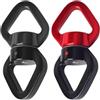 Generico Swing Hardware Aerial - Rotational Hardware, Heavy Duty Aluminum Aerial | Aerial Yoga Swivel For Indoor Outdoor Yoga Rock Climbing Yard Garden Bedroom Living Room