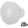 RichVibe Valvola a sfera automatica per tappo di scarico marino, anti-riflusso automatico per kayak, canoa rafting, adatta a prese da 3/4 a 1-1/2, materiale PC