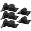 EXAOMBLE 8 Pezzi Supporto Motore per Kayak in PVC Nero Fissaggio Stabile a Forma Quadrata, per Pesca e Uso in Acqua Salata