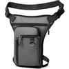 flintronic Marsupio Borsa Gamba Moto, Impermeabile Borsa da Gamba, Multifunzionale Marsupio Sportivo, con Cintura Regolabile, per Arrampicata,Trekking, Ciclismo, Moto, Pesca