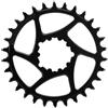 AYBDSJNWSF Corona singola ovale stretta larga 30T 36T | Corona singola in alluminio for mountain bike(Black 30T ROUND)